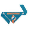 Barker's Bowtique Athletic Wear XS Miami Dolphins Pet Bandana