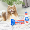 Huxley & Kent Toys Red, White & Booze Dog Toy 2pk
