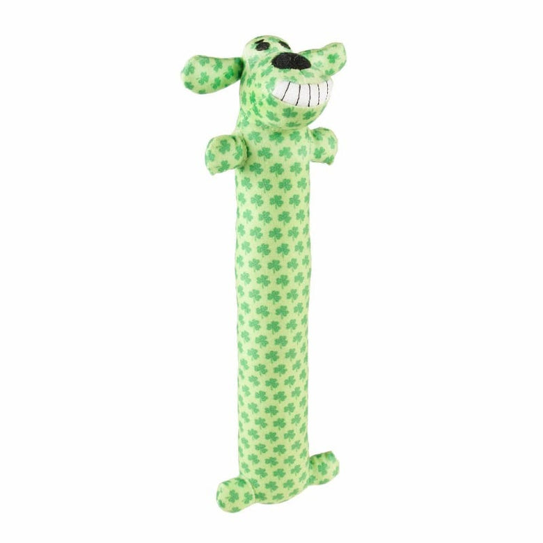 Multipet Toys St. Patrick's Day Loofa Dog Toy 12" by Multipet
