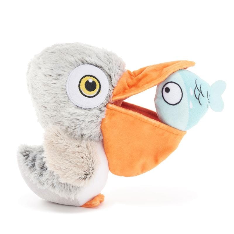 BARK Toys Big Bill & Beak-A-Boo Fish Dog Toy