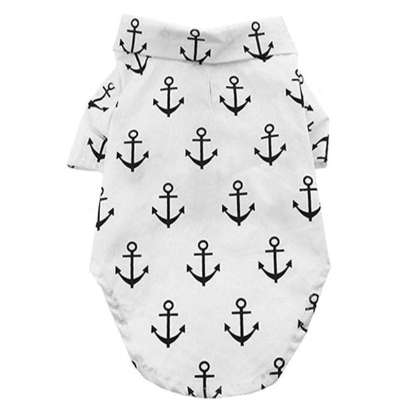 Doggie Design, Inc Collared Shirts XL Anchors Aweigh Camp Dog Shirt