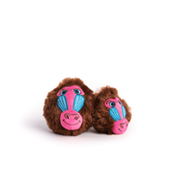 fabdog dog toys SM Baboon Faball Plush Ball Dog Toys - 2 Sizes