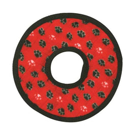 VIP Products/Tuffy dog toys Tuffy Ultimate Ring Red Paws Dog Toy