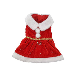 Barker's Bowtique Dresses 2XS Mrs. Santa Pet Dress