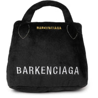 FuzzYard dog toys Barkenciaga Handbag Plush Squeak Dog Toy