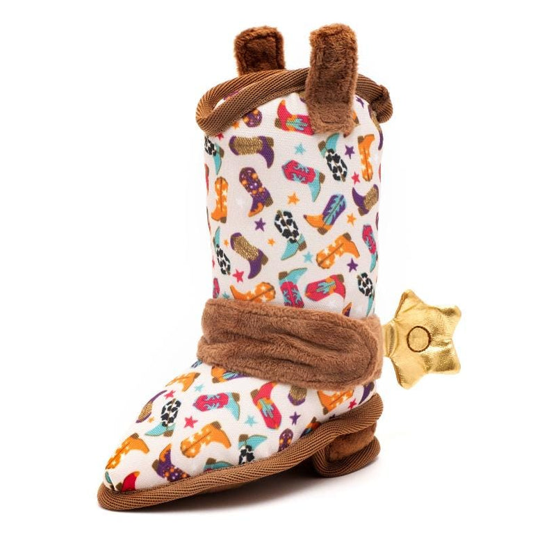The Worthy Dog dog toys SM Wild Wild West Boot Dog Toy - 2 Sizes