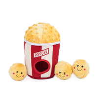 ZippyPaws dog toys Burrow Popcorn Bucket Dog Toy