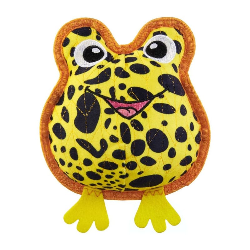 Outward Hound dog toys Xtreme Seamz Dart Frog Squeaky Durable Dog Toy