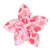 The Worthy Dog Bow Tie SM Love & Kisses Pink Flower Dog Collar Attachment - 2 Sizes