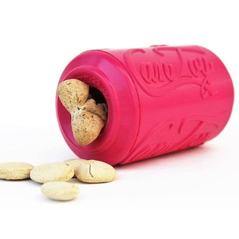 SodaPup dog toys PNK / SM SodaPup Puppy Can - Chew Dog Toy - Treat Dispenser - Pink SM
