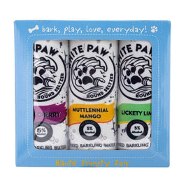 Haute Diggity Dog Toys White Paw Hound Seltzer 3 Pack Dog Toys