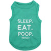 Parisian Pet Tee's XXS Sleep Eat P00p Dog Tee