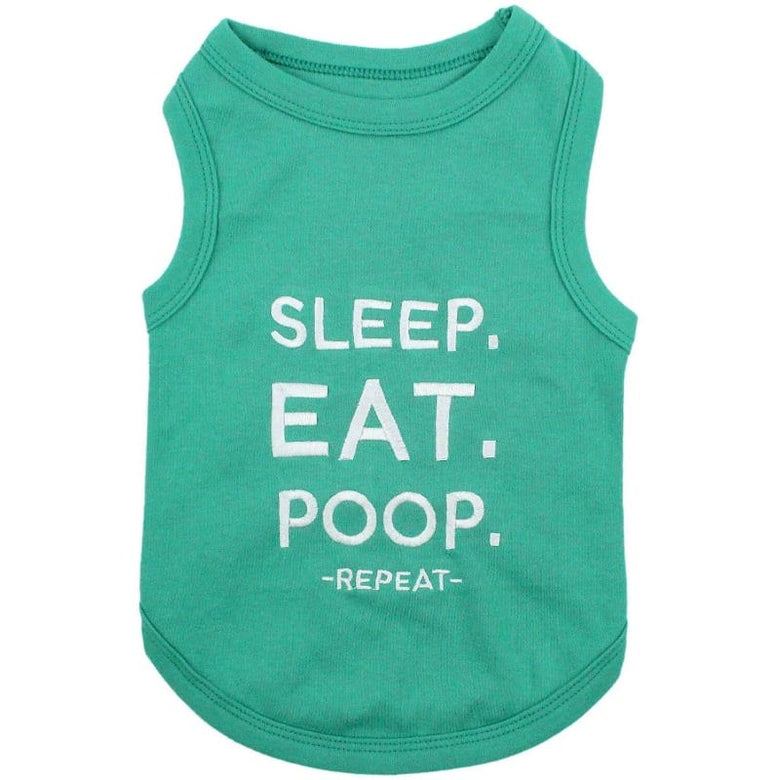 Parisian Pet Tee's XXS Sleep Eat P00p Dog Tee