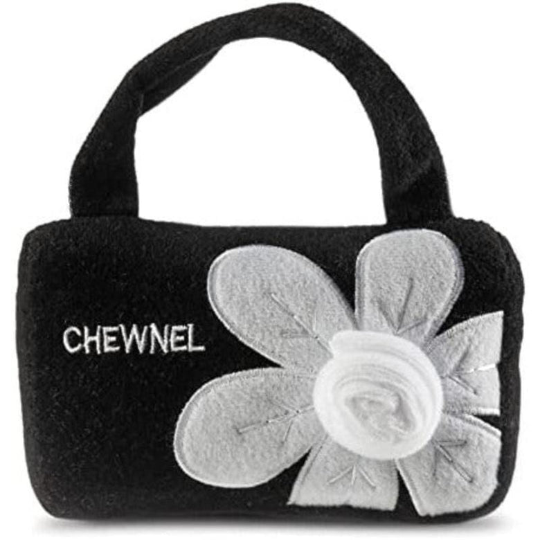 Dog Diggin Designs dog toys Chewnel Fleur Blanche Handbag Plush Squeak Dog Toy