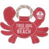 Pavilion Toys Beach Dog - 10.75" x 8" Canvas Dog Toy on Rope