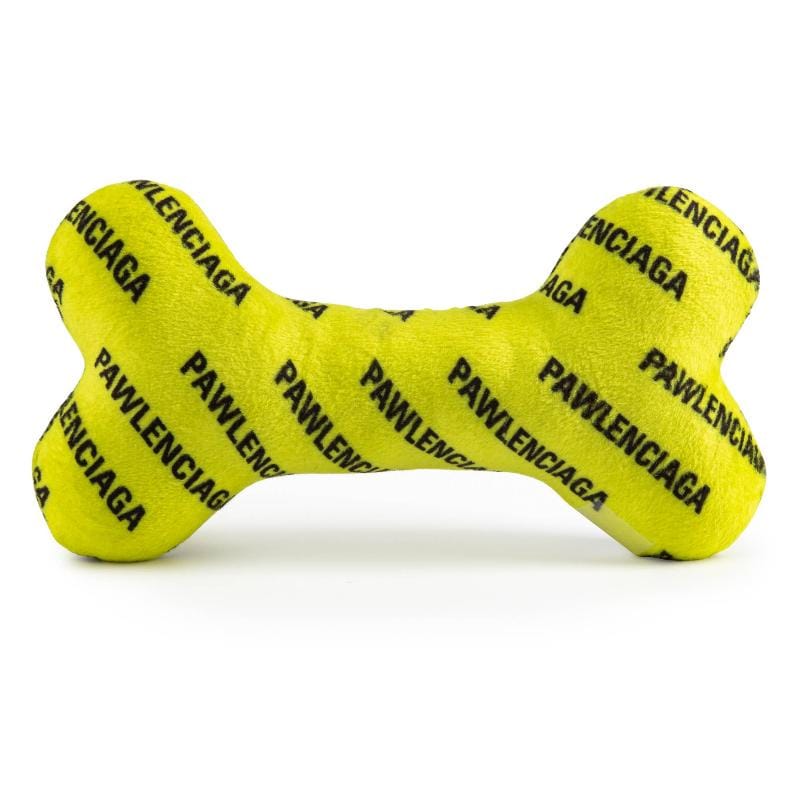 Haute Diggity Dog dog toys Pawlenciaga Bone Squeaker Plush Dog Toy
