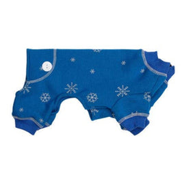Barker's Bowtique - Home to Hip Doggie & Max's Closet dog apparel XS Blue Snowflake Cozy Pet PJ's