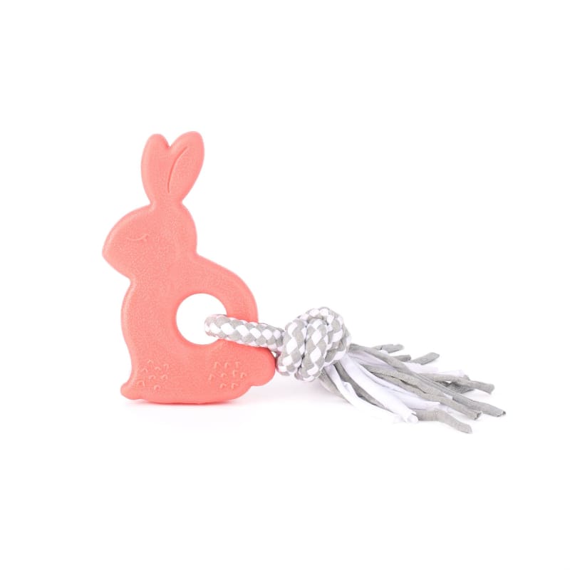 ZippyPaws dog toys Tuff Teetherz Bonnie the Pink Bunny Easter Spring Dog Toy