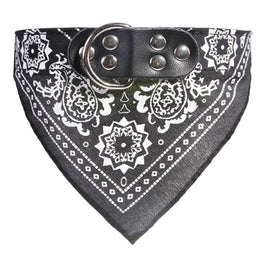 BARK by DOG Collars S Black Bandana Dog Collar