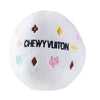 Haute Diggity Dog dog toys S White Chewy Ball Plush Squeak Dog Toy - 2 sizes