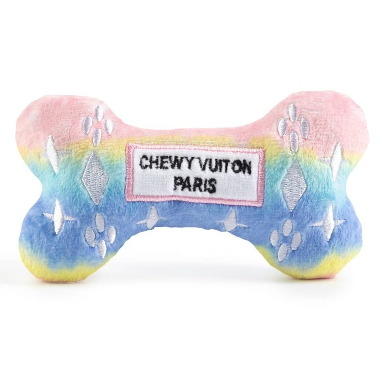 Haute Diggity Dog dog toys S Pink Ombre Chewy Bone Plush Squeak Dog Toy - 3 Sizes