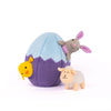 Zippypaws dog toys Easter Egg and Friends Burrow Interactive Dog Toy