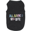 Parisian Pet Tee's XXS All Bark No Bite Pet Tee