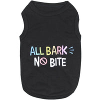 Parisian Pet Tee's XXS All Bark No Bite Pet Tee