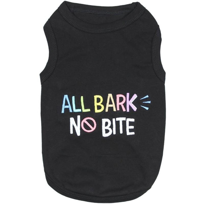 Parisian Pet Tee's XXS All Bark No Bite Pet Tee
