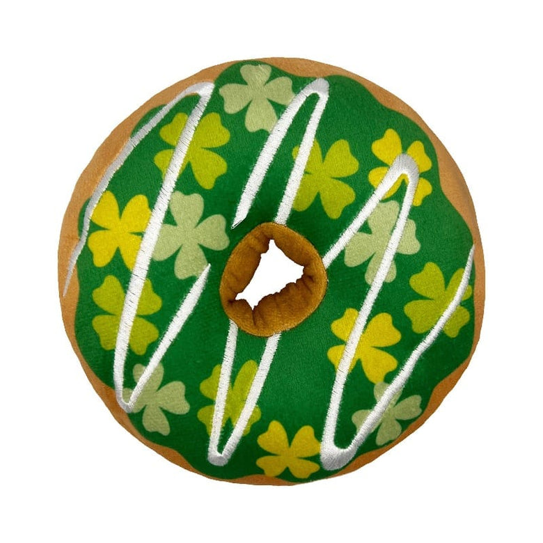 Huxley & Kent Toys SM Shamrock Donut Dog Toy