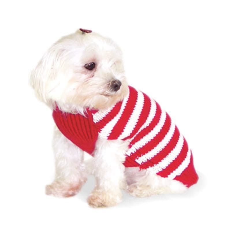 Dogo Pet Fashions Sweaters Red / SM Stripy Lover Dog Sweater - Various Colors