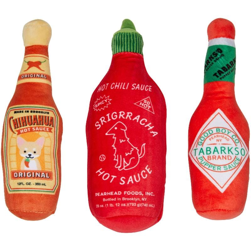 Pearhead, Inc. dog toys Hot Pupper Sauce Dog Toy Set - 3 Pc