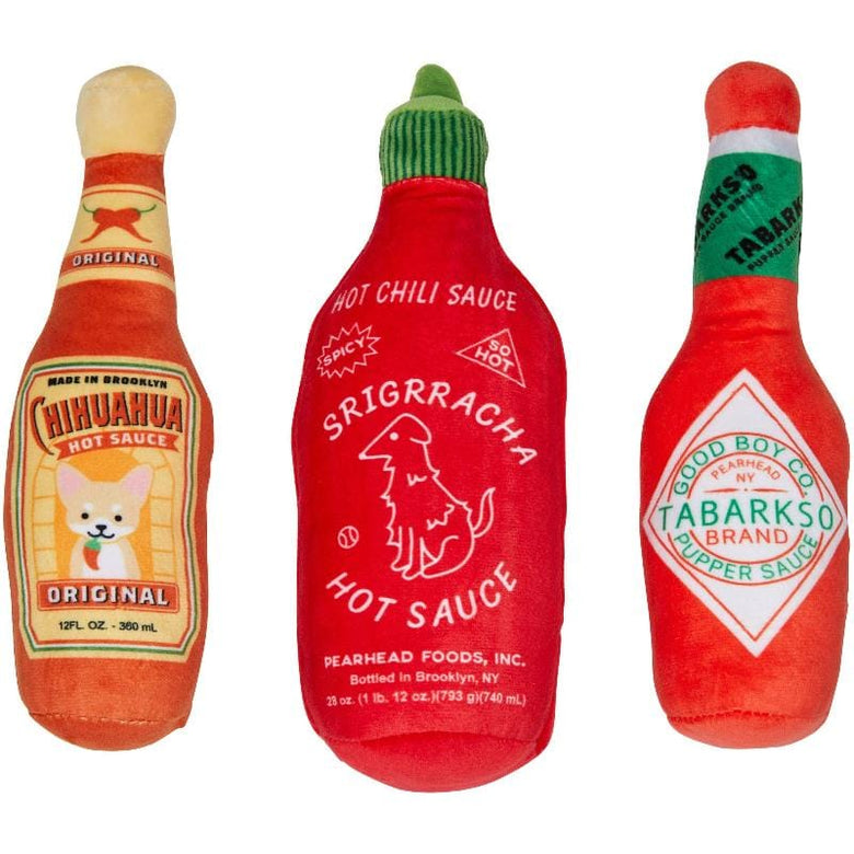 Pearhead, Inc. dog toys Hot Pupper Sauce Dog Toy Set - 3 Pc