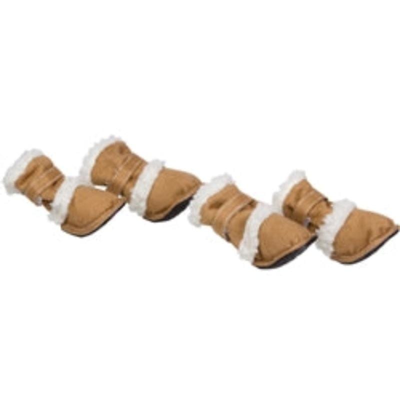 PET LIFE Shoes XS Duggz Thinsulate Dog Shoes - Brown
