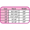 Mirage Pet Products Collars Two Row Pearl Dog Collar
