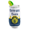 Haute Diggity Dog dog toys Grrrona Extra Can with Cute Garnish Plush Squeak Dog Toy