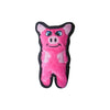 Outward Hound dog toys Invincibles Pig Durable Plush Pink XS Dog Toy