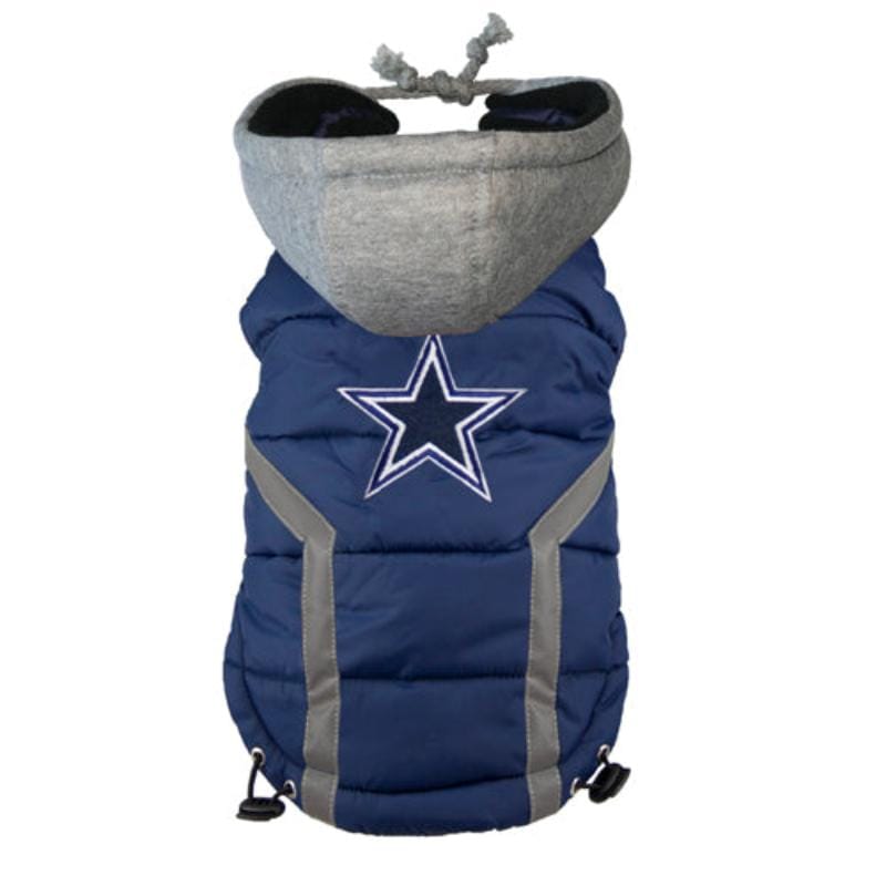 Barker's Bowtique Athletic Wear S Dallas Cowboys Dog Puffer Vest