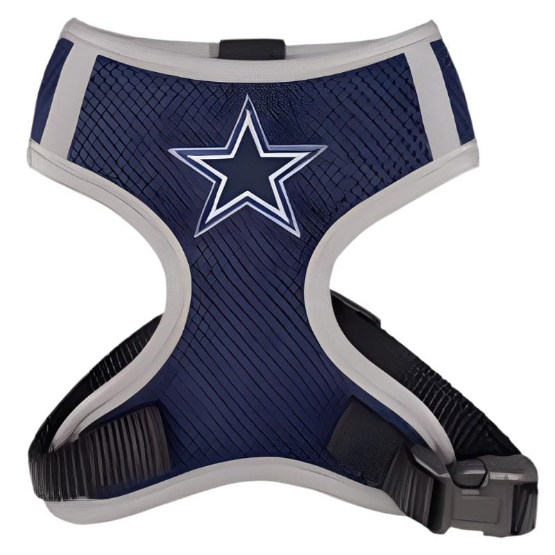 Barker's Bowtique Athletic Wear S Dallas Cowboys Dog Harness Vest