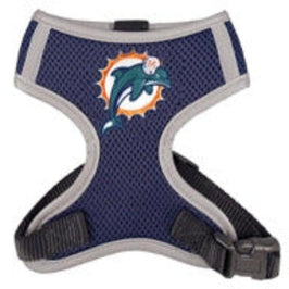 Barker's Bowtique Athletic Wear S Miami Dolphins Dog Harness Vest