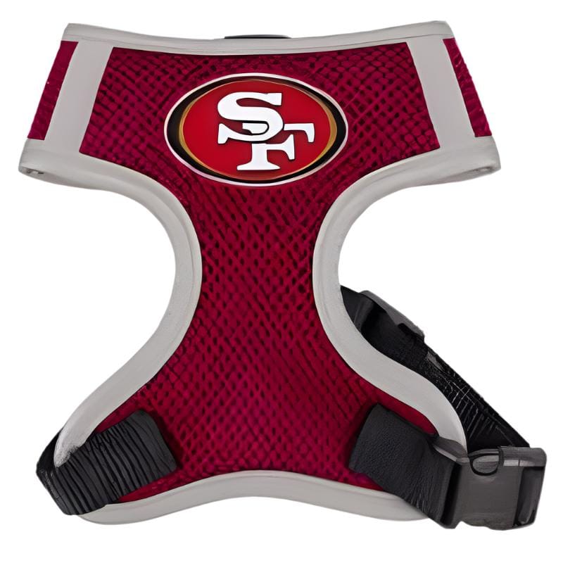 Barker's Bowtique Athletic Wear S San Francisco 49ers Dog Harness Vest