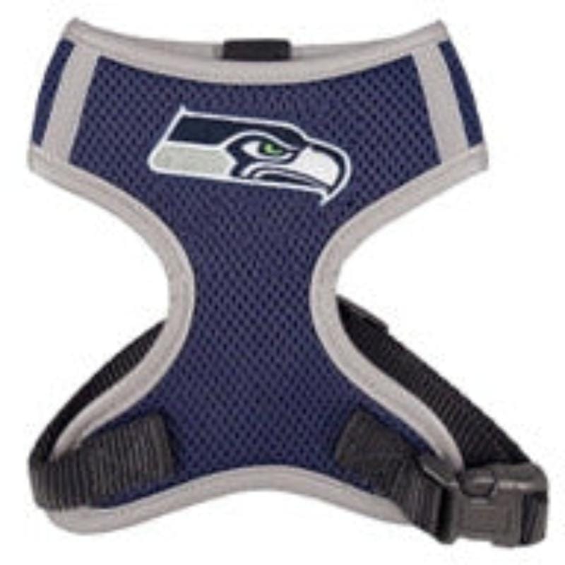 Barker's Bowtique Athletic Wear S Seattle Seahawks Dog Harness Vest