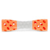 Totally Pooched dog toys Orng Toss 'n Stuff Hourglass Dog Toy - 7" - 3 Colors