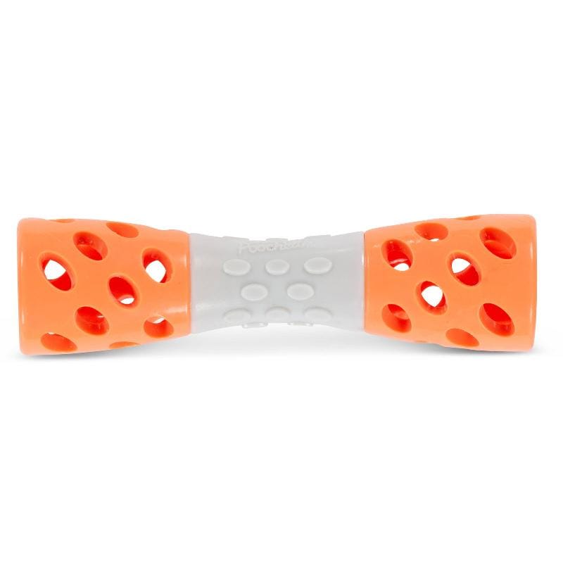 Totally Pooched dog toys Orng Toss 'n Stuff Hourglass Dog Toy - 7" - 3 Colors