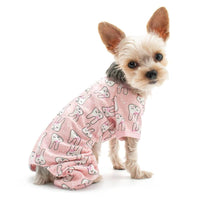 Dogo Pet Pajamas Pink Bunny Easter Spring Dog Jumper PJ's