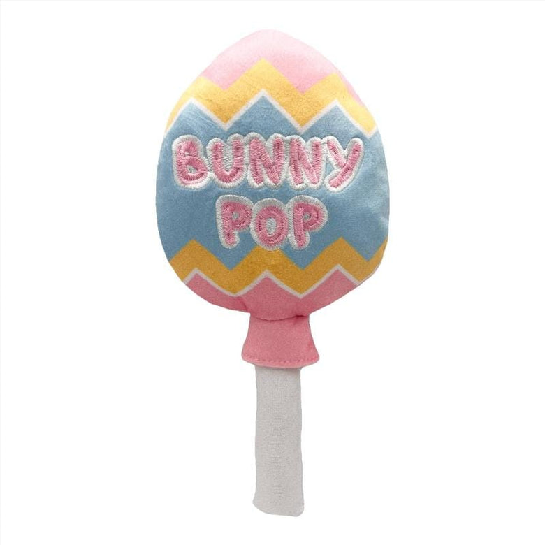 Huxley & Kent dog toys SM Easter Bunny Pop Spring Plush Squeak Dog Toy - 2 Sizes