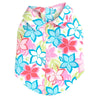 The Worthy Dog CollardShirts L Colorful Hibiscus Flower Spring Camp Collared Dog Shirt