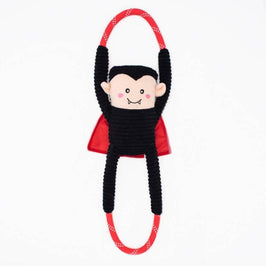 ZippyPaws dog toys Halloween RopeTugz Dracula Plush Dog Toy