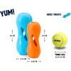 West Paw dog toys Qwizl Puzzle & Treat Interactive Dog Toy