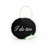 ZippyPaws dog toys "I Do Too" Wedding Sign Dog Toy